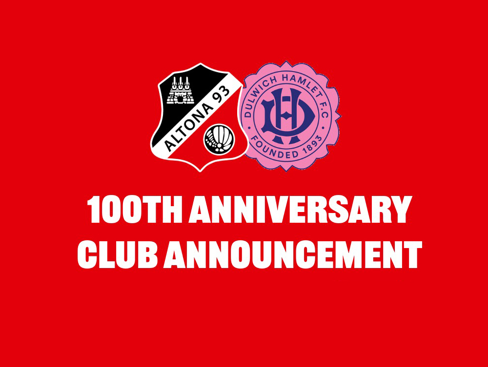 We're heading to Germany to take on Altona 93 next summer!